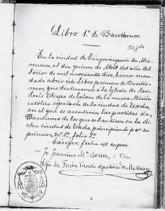 Oujda 1er livre bapteme 01